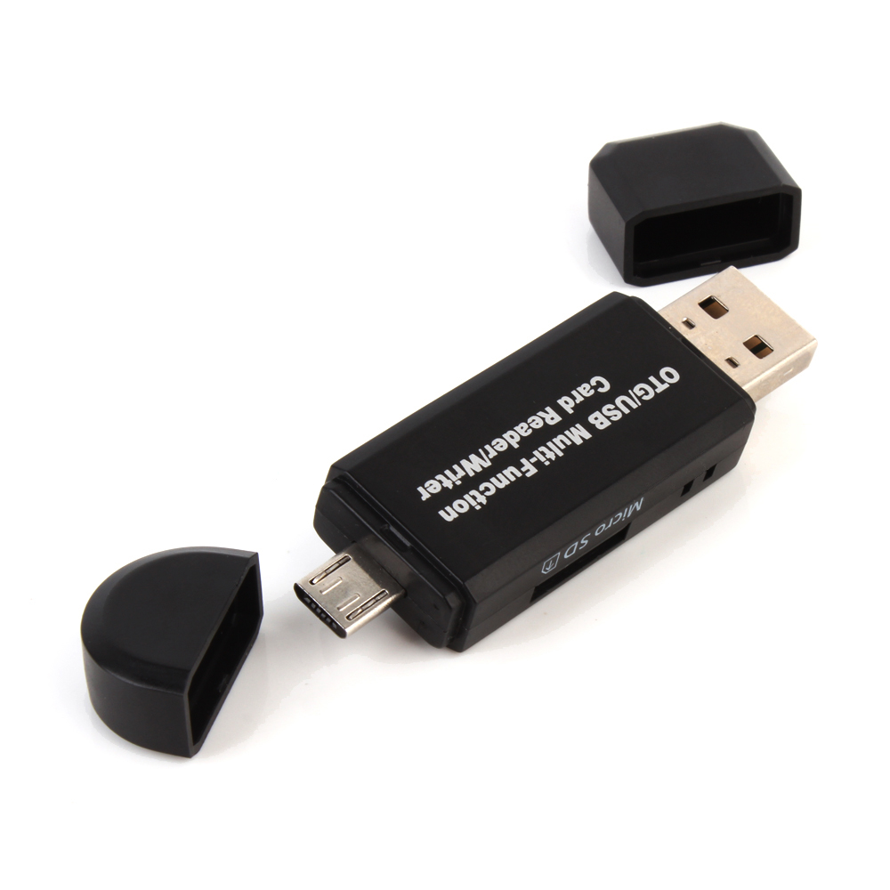 Все в 1 Micro USB OTG к USB 2,0 адаптер SD TF кард-ридер для Android телефон ноутбук