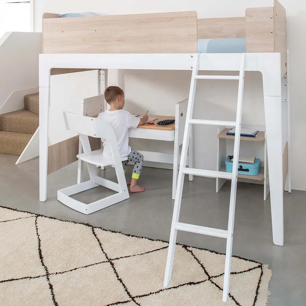 Boori Single Queen Size Children Furniture Loft Bunk Bed Kids' Furniture Sets With Study Table