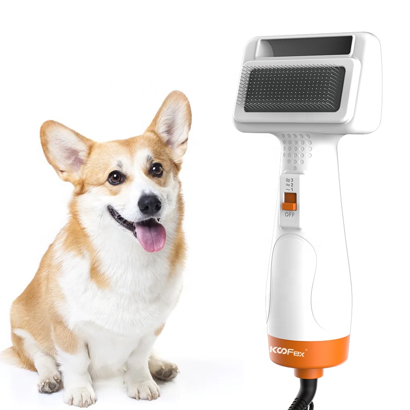 Factory Price Mini 2 In 1 Multifunction Dog Cat Grooming Pet Dryer Brush Pet Hair Dryer Comb