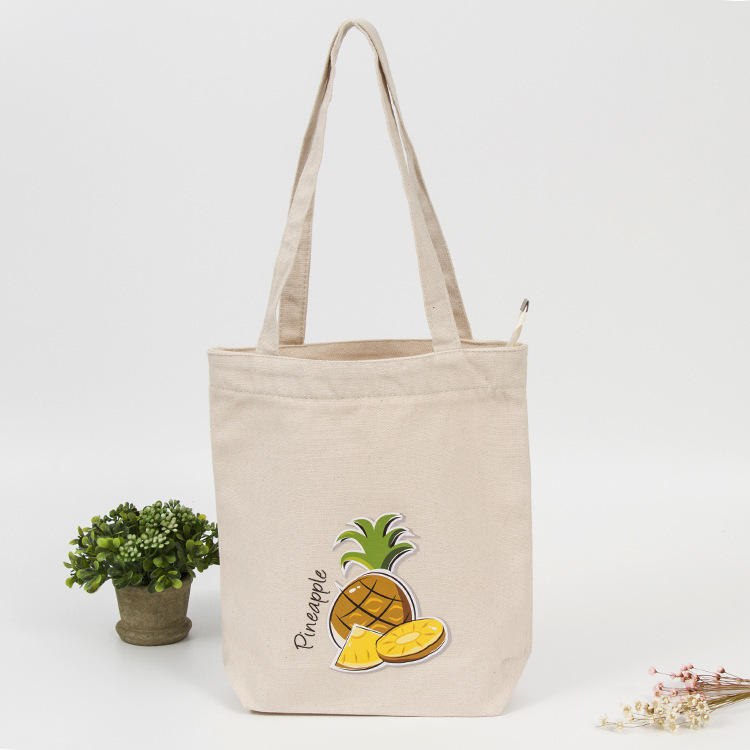 High Quality Eco-friendly Printed Heavy Duty Blank White Cotton Canvas Customized Tote Bag