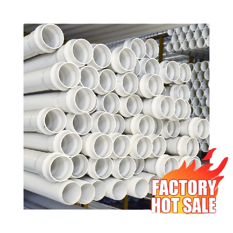 Китайский производитель Pvcu Pvc Spigot 5 дюймов Sdr 17pvc для поставки высококачественной трубы из НПВХ для питьевой воды