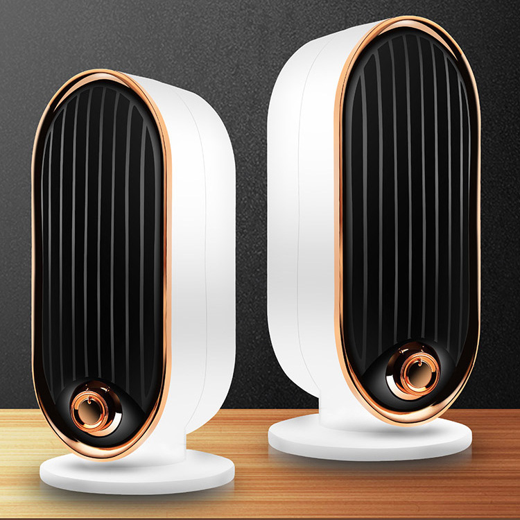 High Quality 700W Office House Use Household Space Tabletop Smart Electric Fan Heater