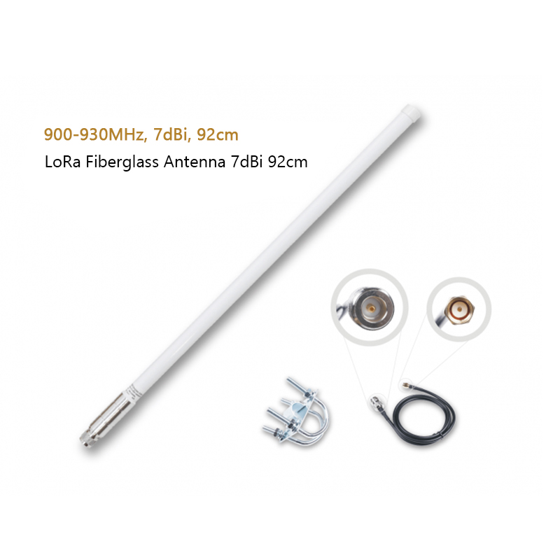 LoRa Fiberglass Antenna, 900-930MHz, 7dBi, 920mm