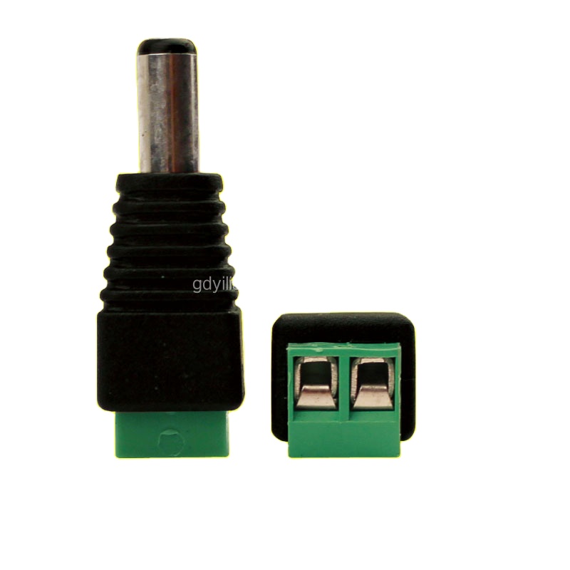 Коаксиальная камера Coax CAT5 для видеонаблюдения, коаксиальный разъем BNC, разъем BNC, разъем постоянного тока, зеленый разъем питания