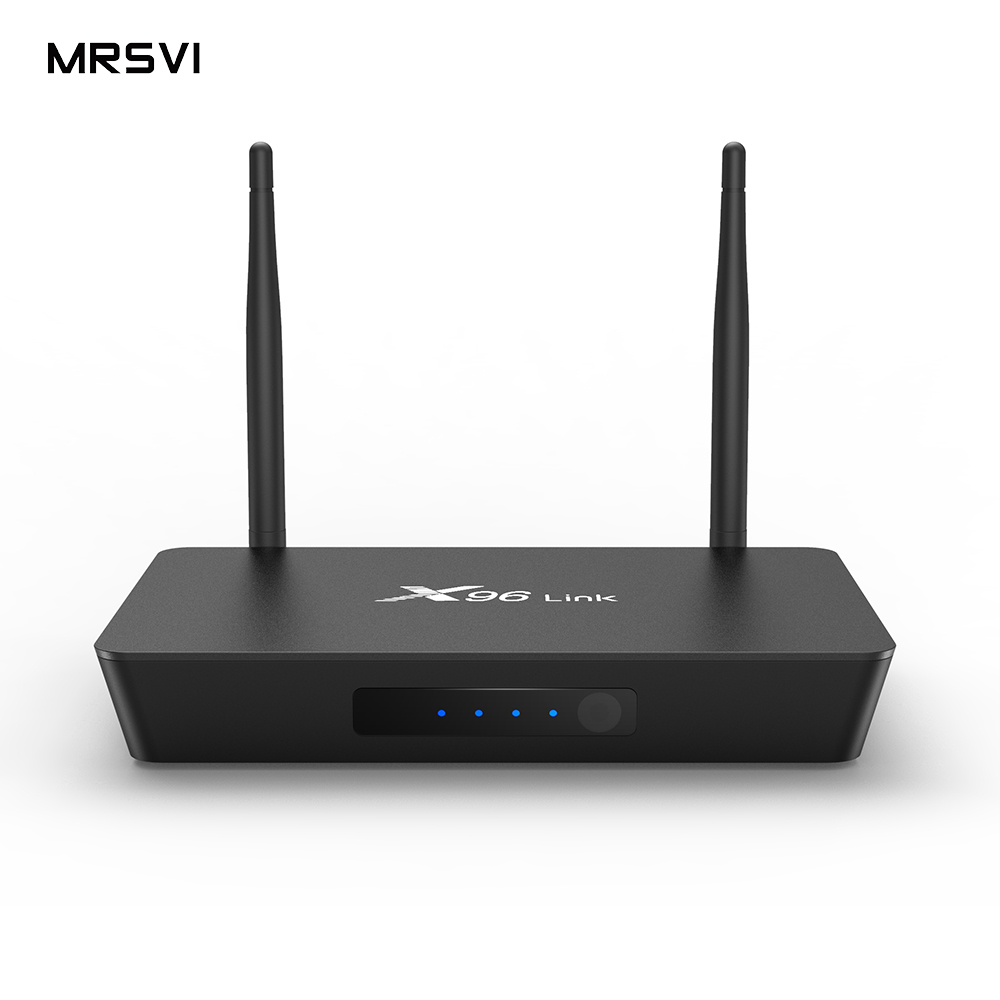 Новое поступление X96 Link Android 7,1 ТВ-бокс 2,4 ГГц и 5 ГГц двухдиапазонный wifi Amlogic S905W смарт-медиаплеер tv bo