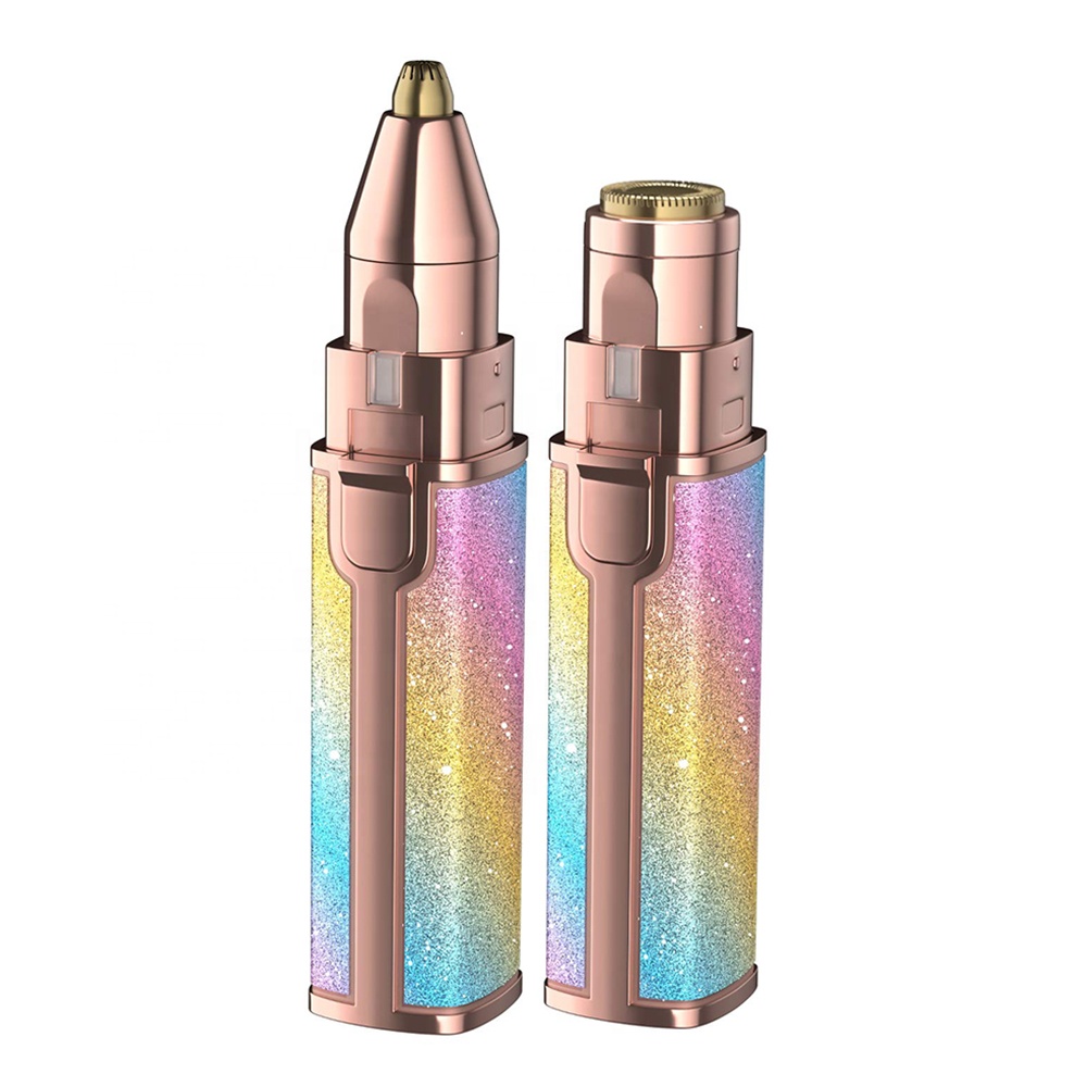 2 in 1 Eyebrow Trimmer Lady Shaver Epilator Hair Remover depilador Facial Face Hair Remover For Women