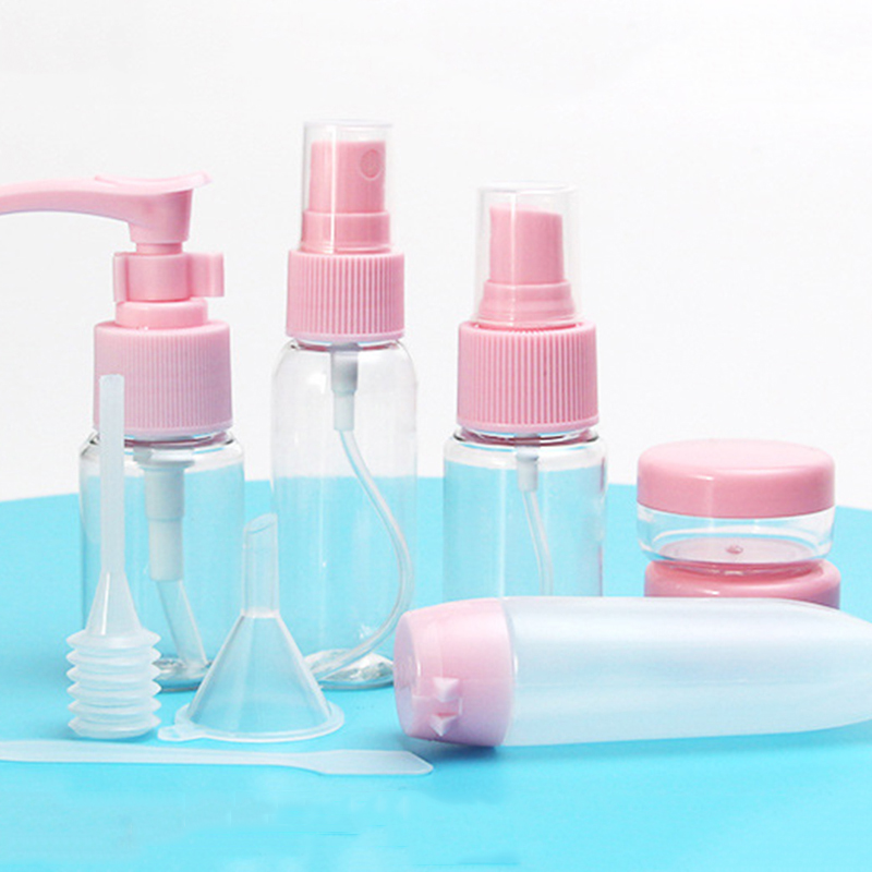 2021 Popular Mini Travel Bottle Set For Cosmetic Packaging, Plastic Travel Set Cosmetic Container, Travel Kit Plastic Bottles