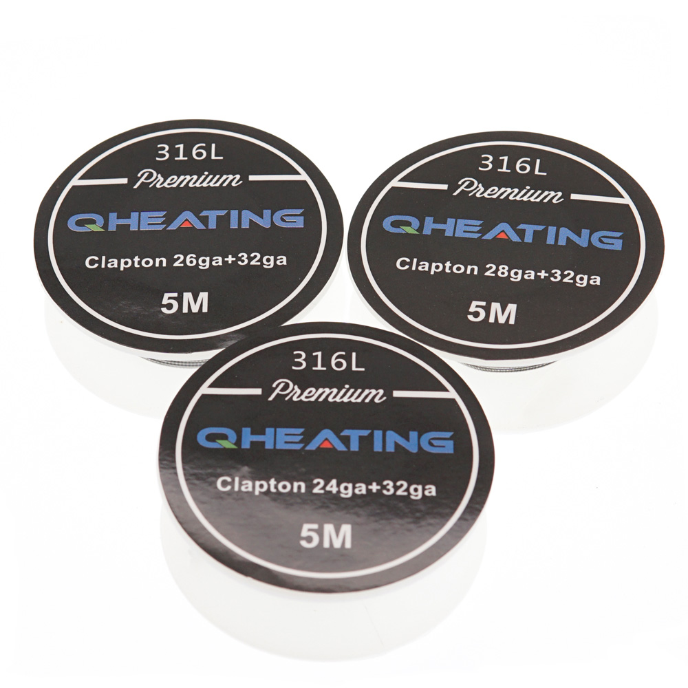 Электронные сигареты 28 + 32ga нагревательная катушка vape Wire SS316L clapton wire по низкой цене