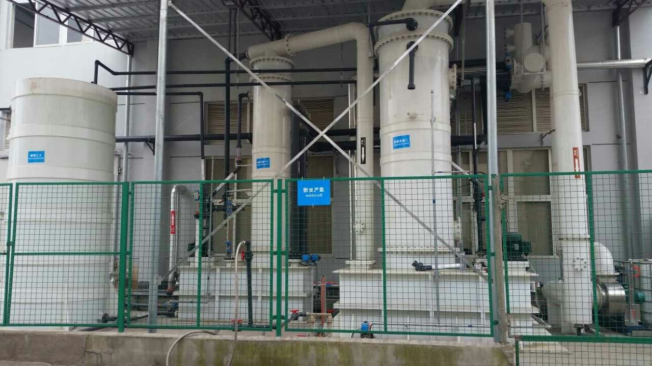 High Capacity Waste EO Gas Acid Water Scrubber Tower System Residual Gas Cleaning Treatment System For ETO Sterilization