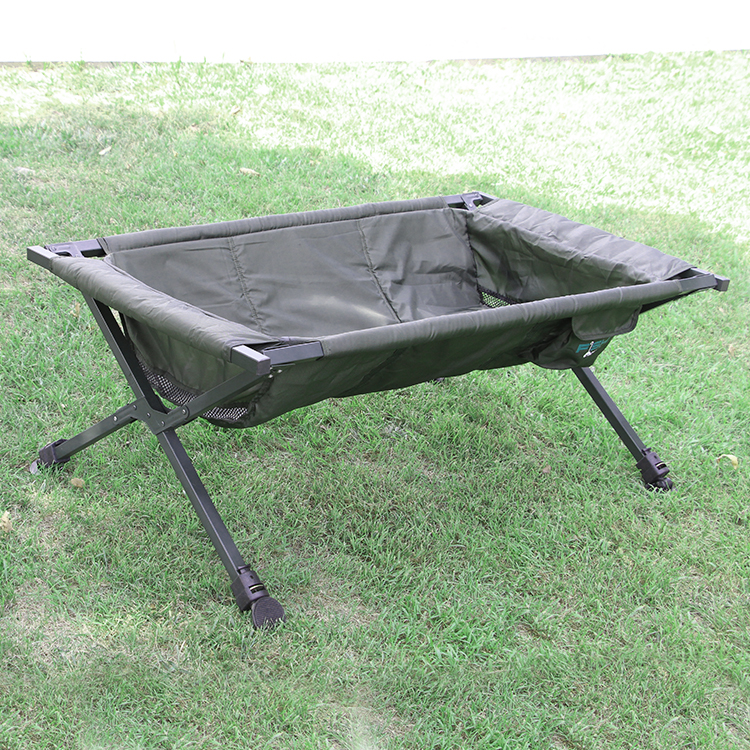 Selco Oxford fabric and steel pipe 120cm length Adjustable leg Folding Carp Fishing Equipment Carp Cradle