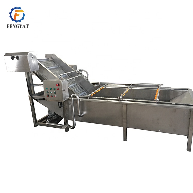 Industrial Shrimp Carrot Washer Blueberry Carrot Cleaning Ginger Date Apple Ozone Bubble Washing Machine