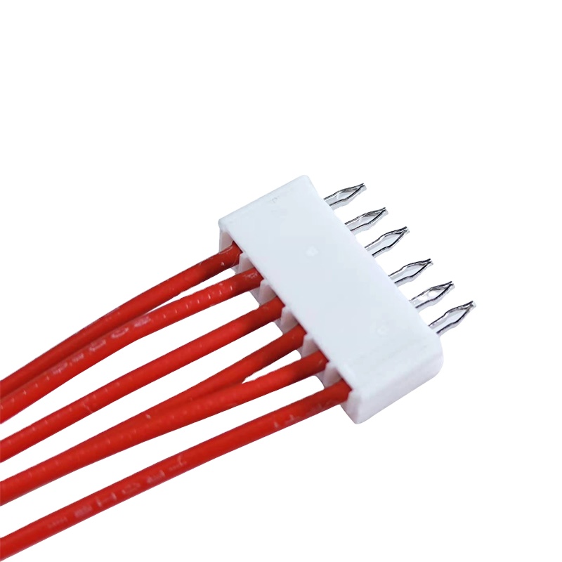 Умный/tuya/app/4G/5G/интеллектуальный электронный провод с шагом 2,0 мм UL1332AWG26 длинный 70 мм красный Кабельный разъем 6p