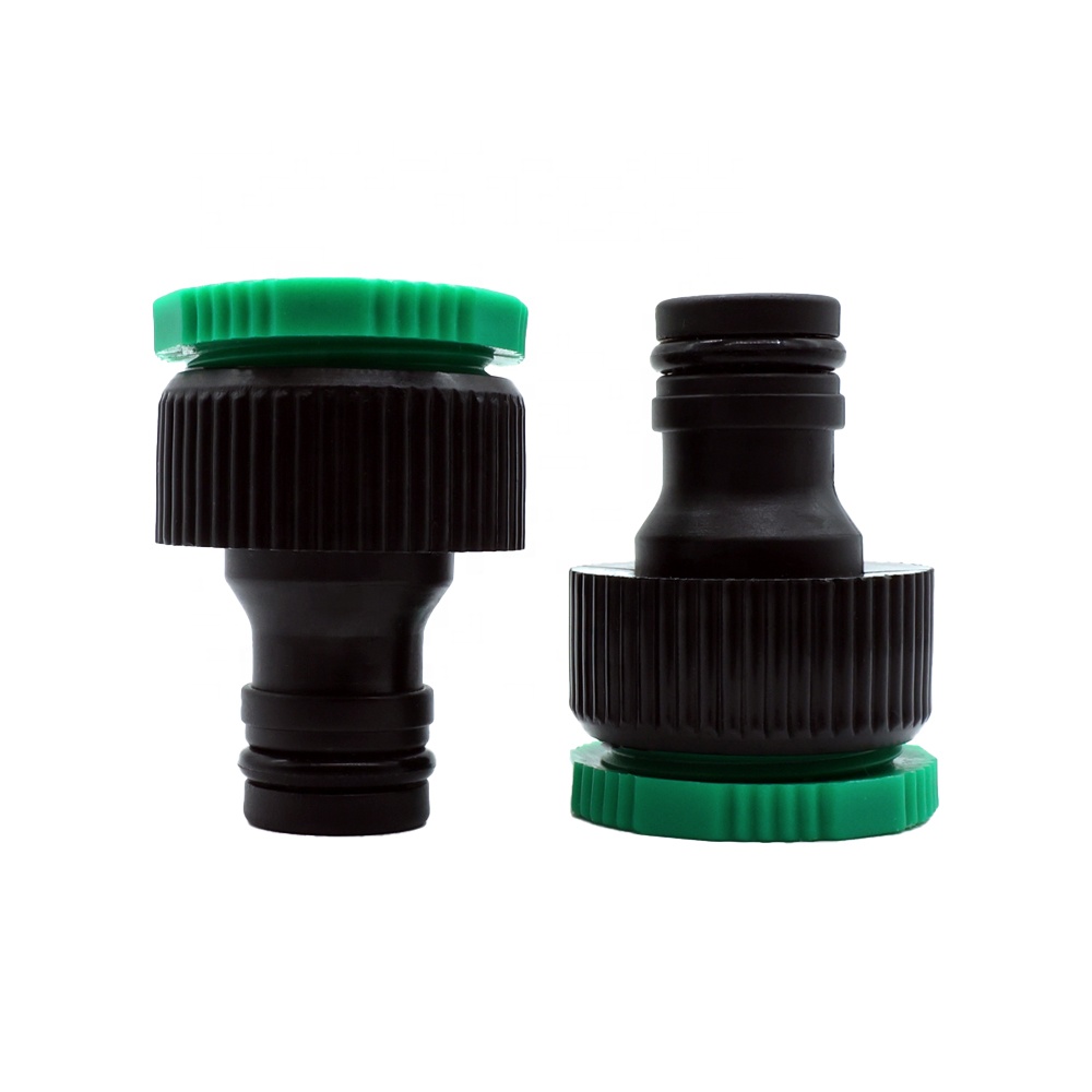 Plastic Outdoor Garden Hose Tap Connector Threaded Faucet Adapter