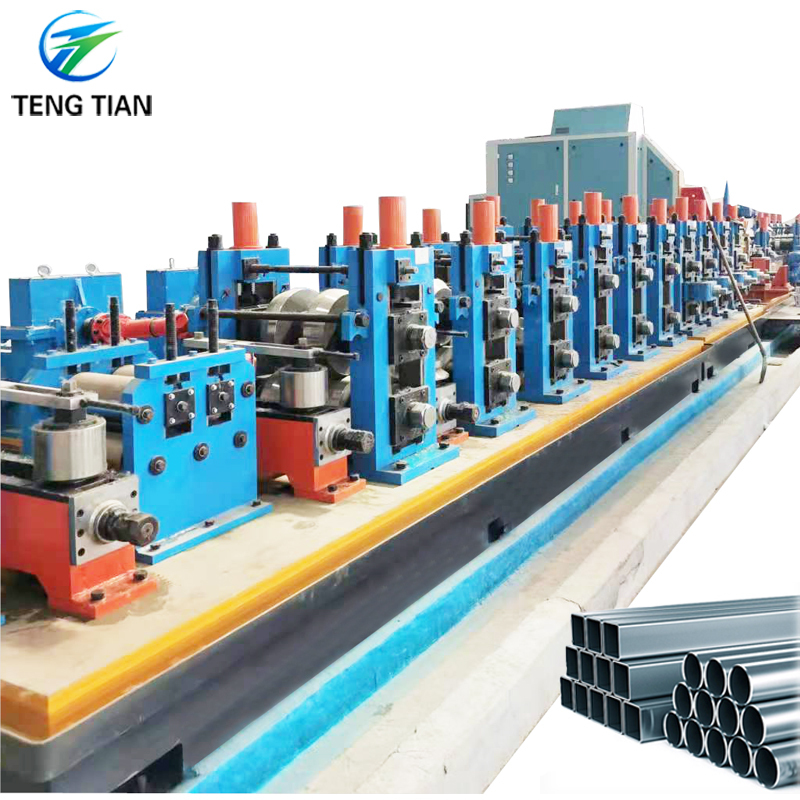 High Precision Furniture Round Pipe Square Tube steel tube mill production line For Industrial Steel Pipe/Square pipe