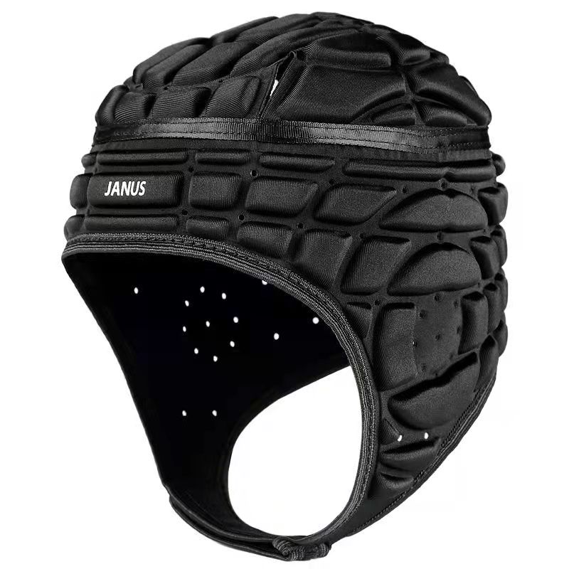 Men's Sports Rugby Soccer Goalkeeper Goalie Adjustable Headgear Protector Football Head guard for Adult Large Soft Helmet