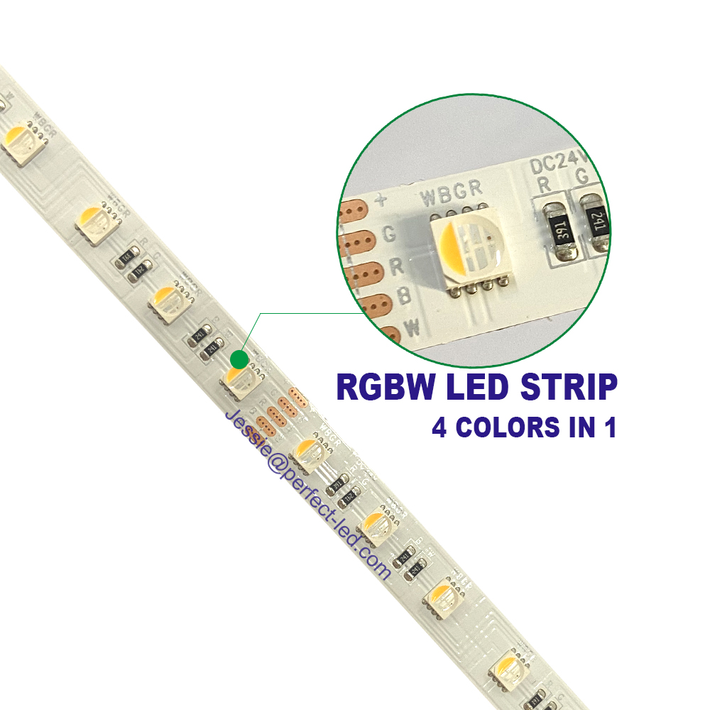 Светодиодная лента RGBW с сертификатом UL, 12 В, 24 В, 3 унции, FPC 5050, IP20, IP67, IP68