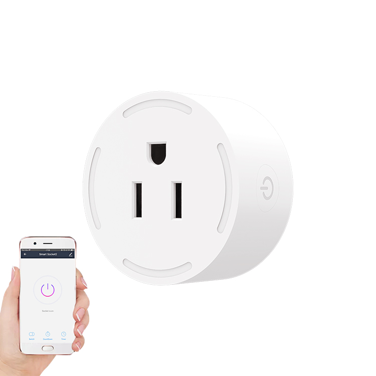 Беспроводная умная настенная розетка с Wi-Fi, Alexa, с дистанционным управлением, Wi-Fi, 10 А, 110 В, смарт-розетки американского типа