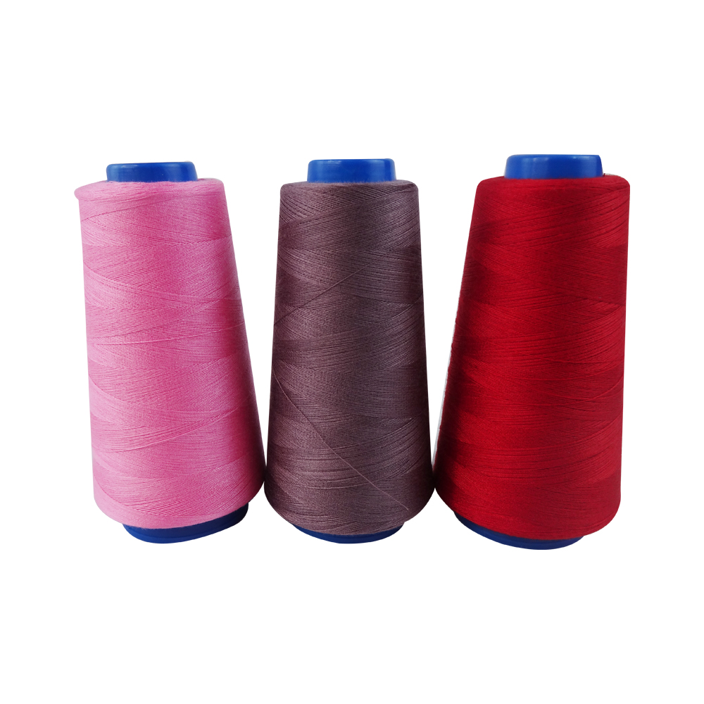 Wholesale 40S/2 sewing thread spun polyester 5000 yards hilos de coser for sewing machine