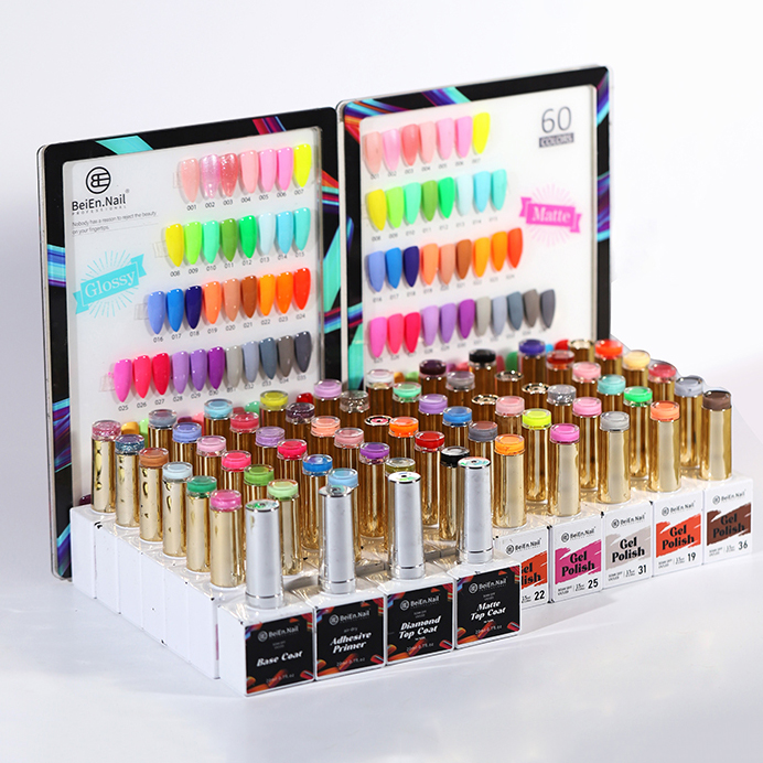 OEM Brand Manufacturer Supplies Bulk Led UV Nail Gel Polish Kit High Pigment Gel Nail Polish Collection Set with custom logo
