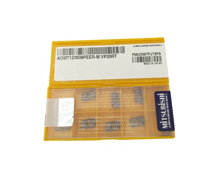 AOMT123608PEER-M VP20RT Mitsubishi фрезерные карбидные вставки режущее лезвие Сделано в Японии