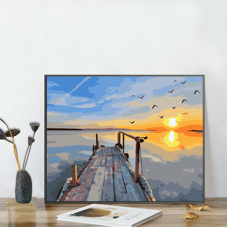 Лидер продаж на Amazon 2021, картина маслом «сделай сам», новинка, Пейнтбольная краска с красочным львом и котом по номерам для взрослых