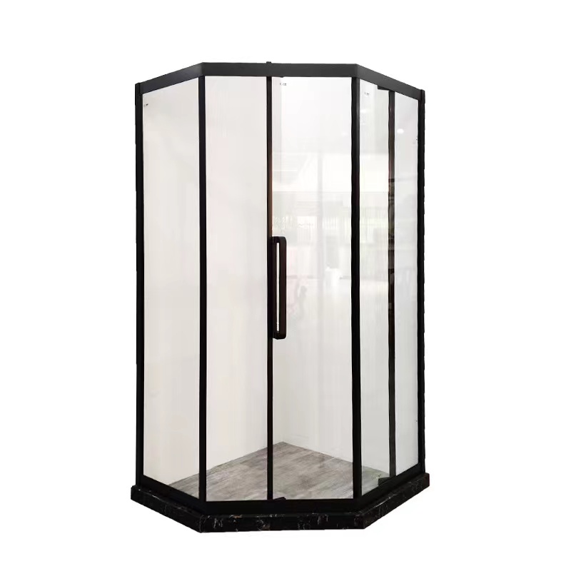 Best Price sound insulation hollow glass aluminum bathroom sliding doors