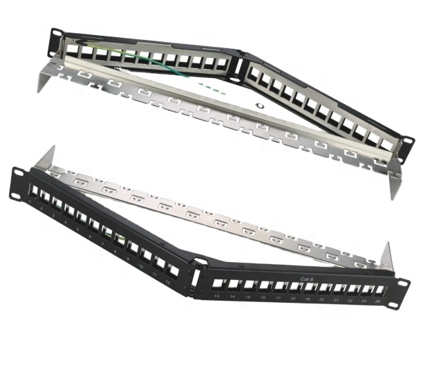 24 порта rj45 cat6 Патч-панель Международная пустая патч-панель Cat 7