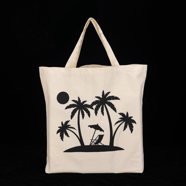 Hot Sale Eco Friendly Cotton Shopping Canvas Tote Bag with Custom Printed Logo