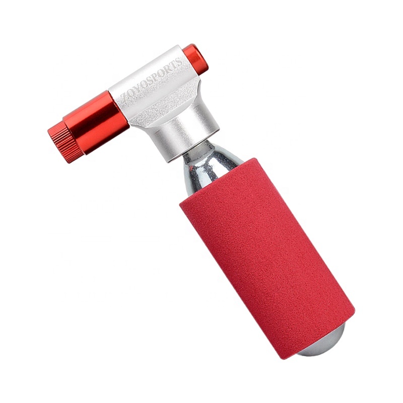Насос ZOYOSPORTS Mini CO2, портативный велосипедный шинонасос для дорожных и горных велосипедов, без картриджей CO2 в комплекте