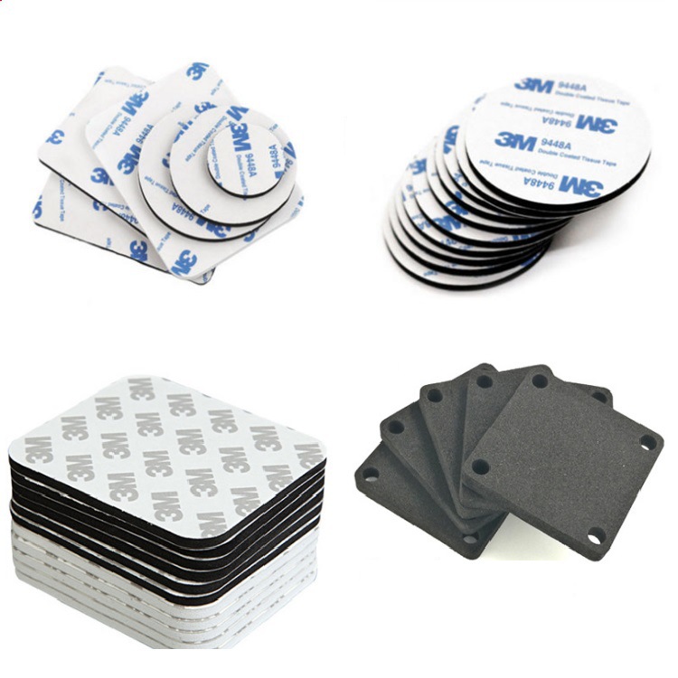 Customized rubber black eva foam adhesive eva foot pad shockproof packing sponge antistatic EVA gasket