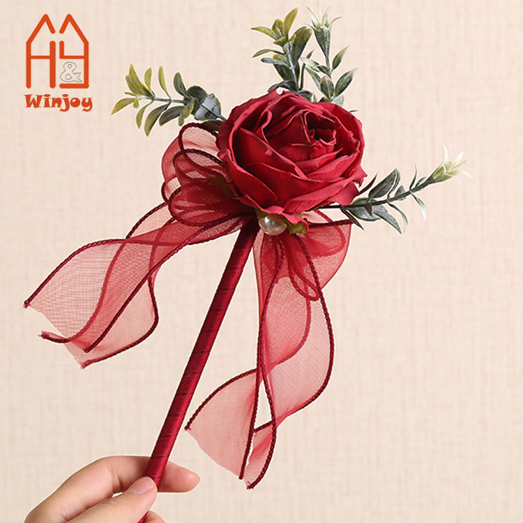 Cute Girls Flower Ball Pen For Wedding,Holidays Gifts, Decoration Cloth School Office Pen