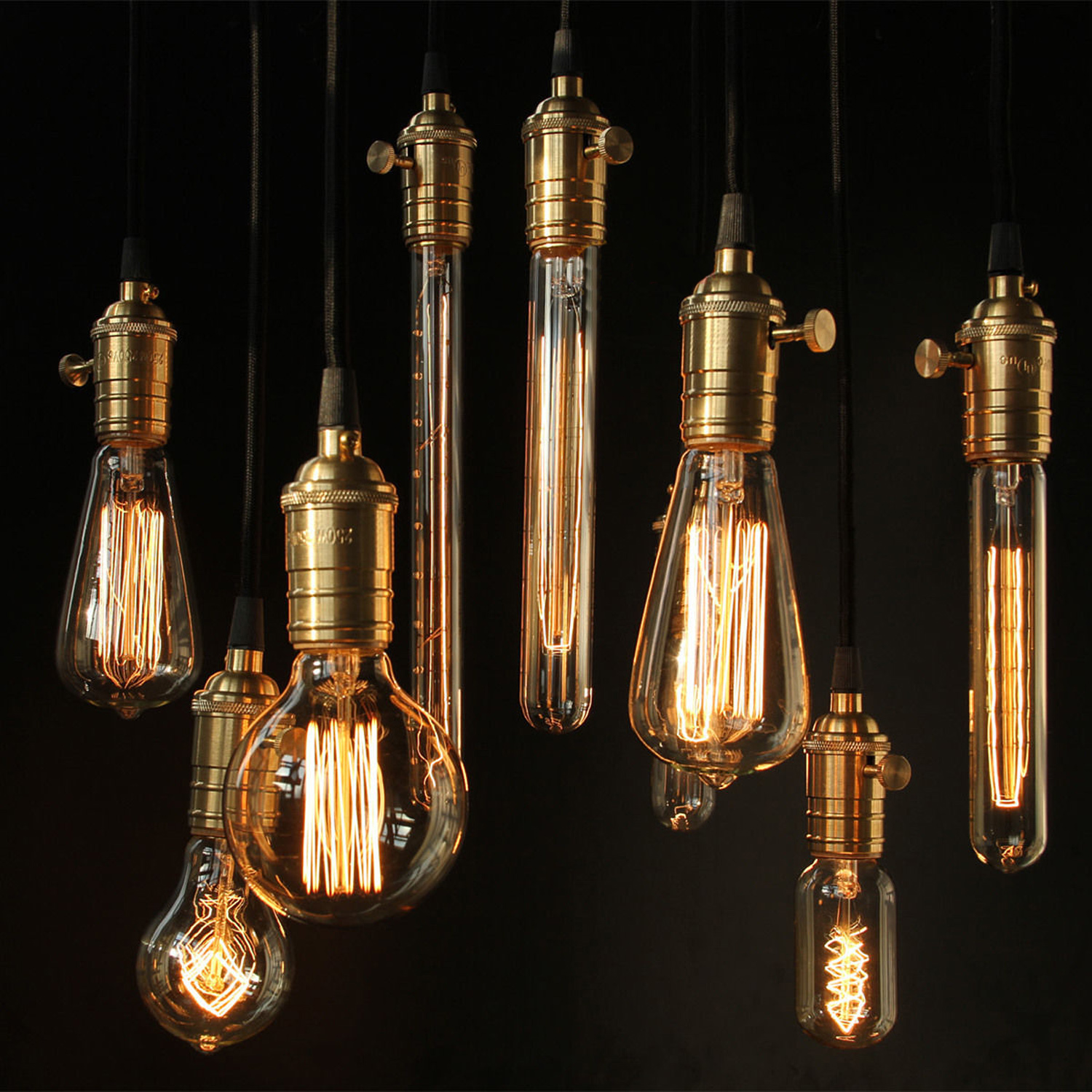 Лампа накаливания Retro Edison E27 40 Вт 60 Вт A19 ST58 ST64 T30 T45 G80 G95 G125 винтажная лампа накаливания