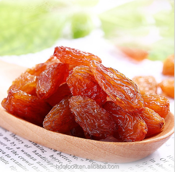 Turpan Origin Dried Fruit High Quality Jumbo Size Red Sultana Raisins