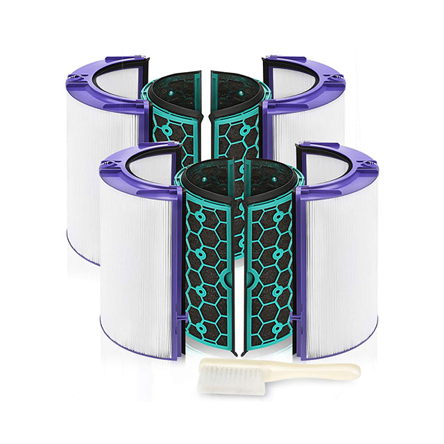 Бесплатный образец, запчасти для очистителя воздуха Dyson TP04 2021, hepa-фильтр с активированным углем, персональный бытовой противовирусный элемент для собак, кошек