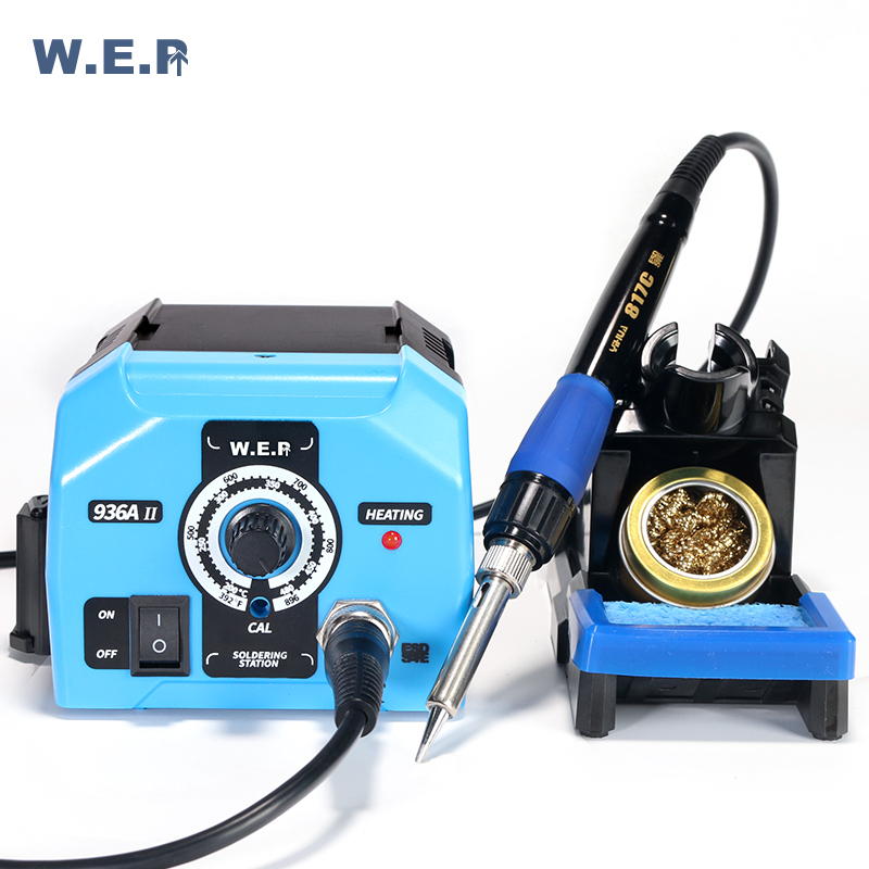 WEP-936A-II другое сварочное оборудование, Легко регулируемая температура, аппарат для ремонта мобильных телефонов, бессвинцовая паяльная станция SMD