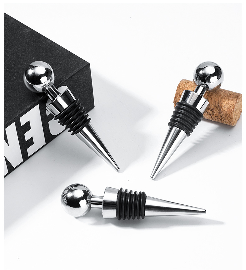 Factory direct supply of three-wire six-wire zinc alloy high quality new arrival wine stopper