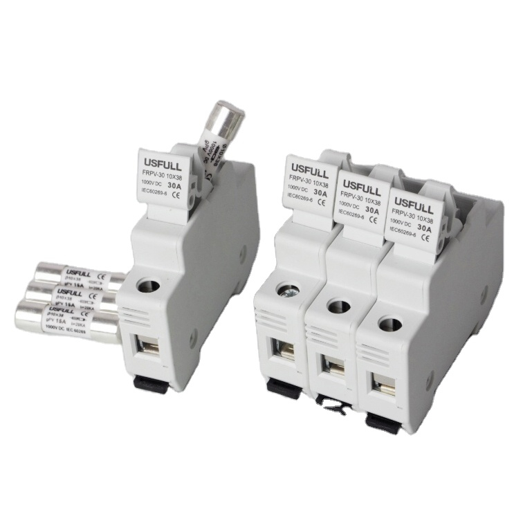 PV Solar 1A 3A 5A 15A 32A 1000V 10X38MM керамический держатель предохранителя постоянного тока блок предохранителей с CE