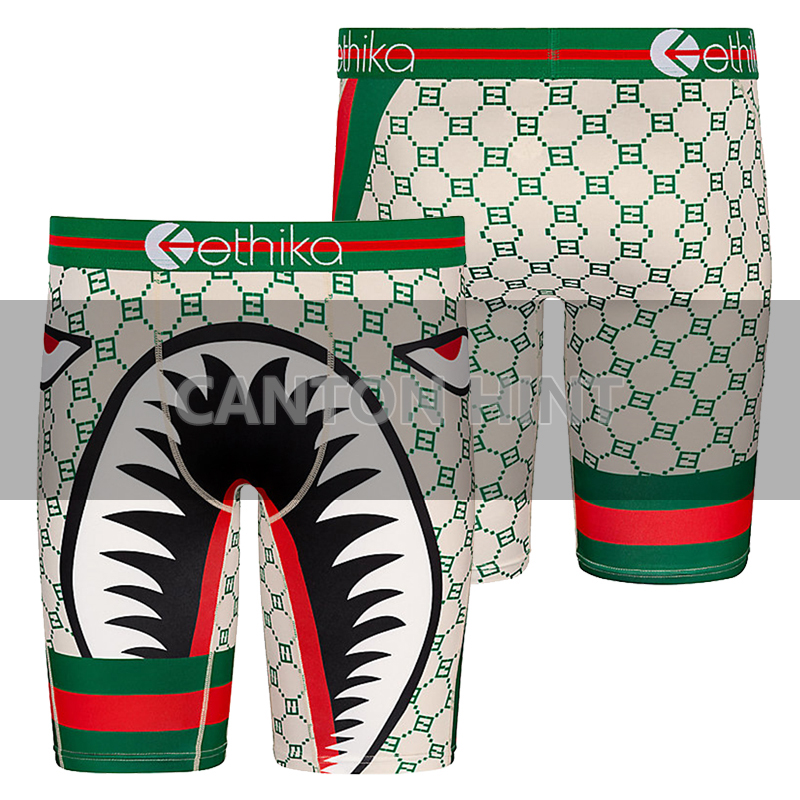 Мужское нижнее белье с заниженной талией ethika, мужские шорты из хлопка, OEM, спандекс, GSM, текстильные тканевые боксеры, цветные боксеры для здоровья, дизайн ethika