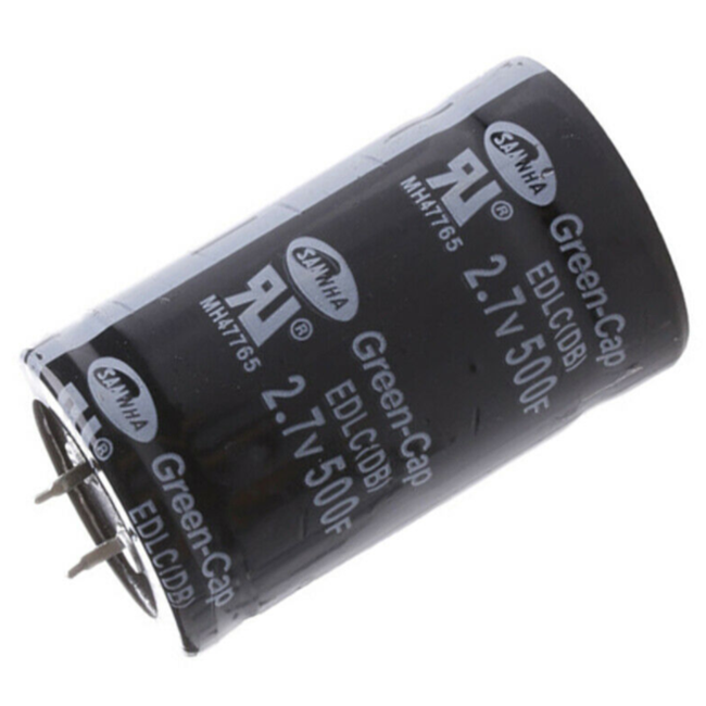 Новый супер конденсатор с алюминиевой крышкой, 2,7 V 500F 2,7 V/500F 2.7V500F супер постоянной ёмкости, универсальный конденсатор автомобиля постоянной ёмкости, универсальный конденсатор