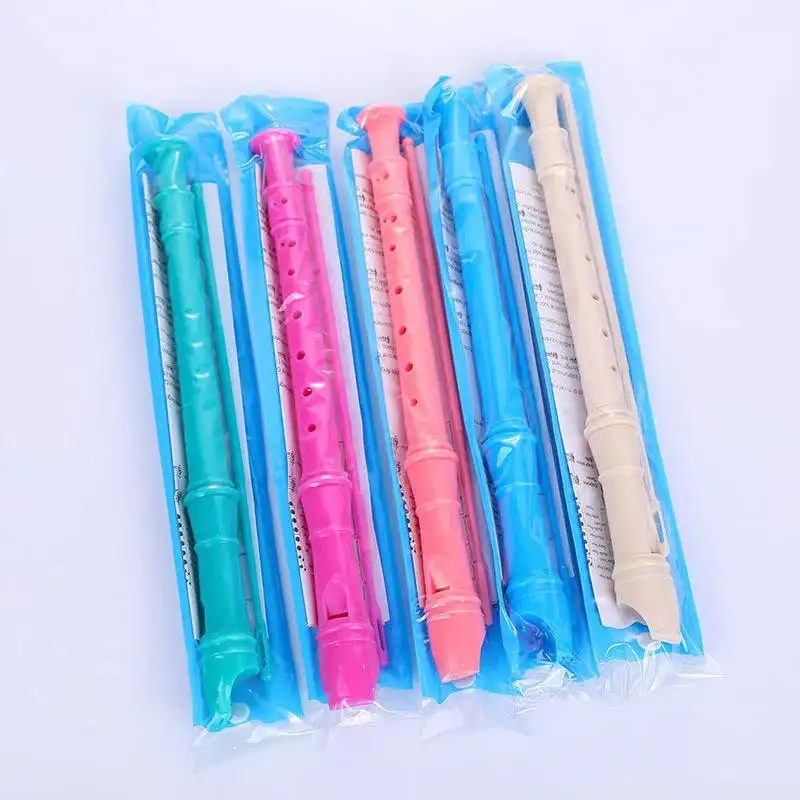african school Products import wholesale musical instrument plastic Recorder flute For Children