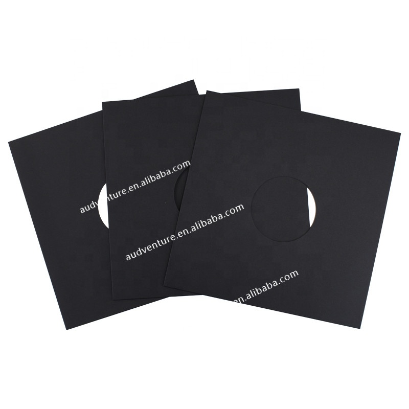 Heavyweight 400gsm LP Cardboard Record Album Jacket With Hole Vinyl Record Inner Paper Sleeves