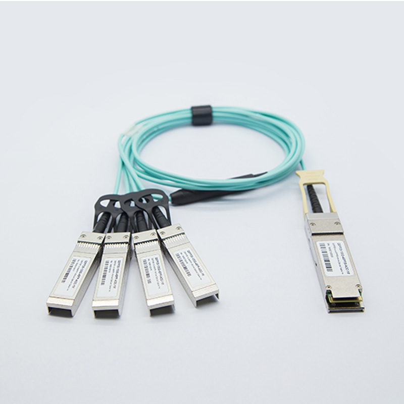 Высокопроизводительный высококачественный оптовый Qsfp28 100g Aoc 1 разрыв 4 оптический модуль