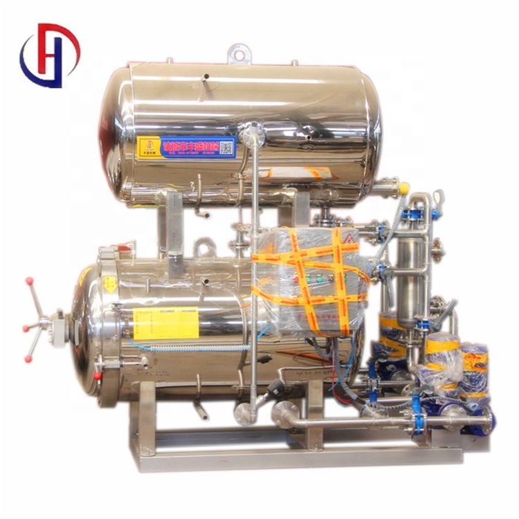 Seafood fish products autoclave horizontal industrial Canned pudding rice cake curry instant rice food retort sterilizer