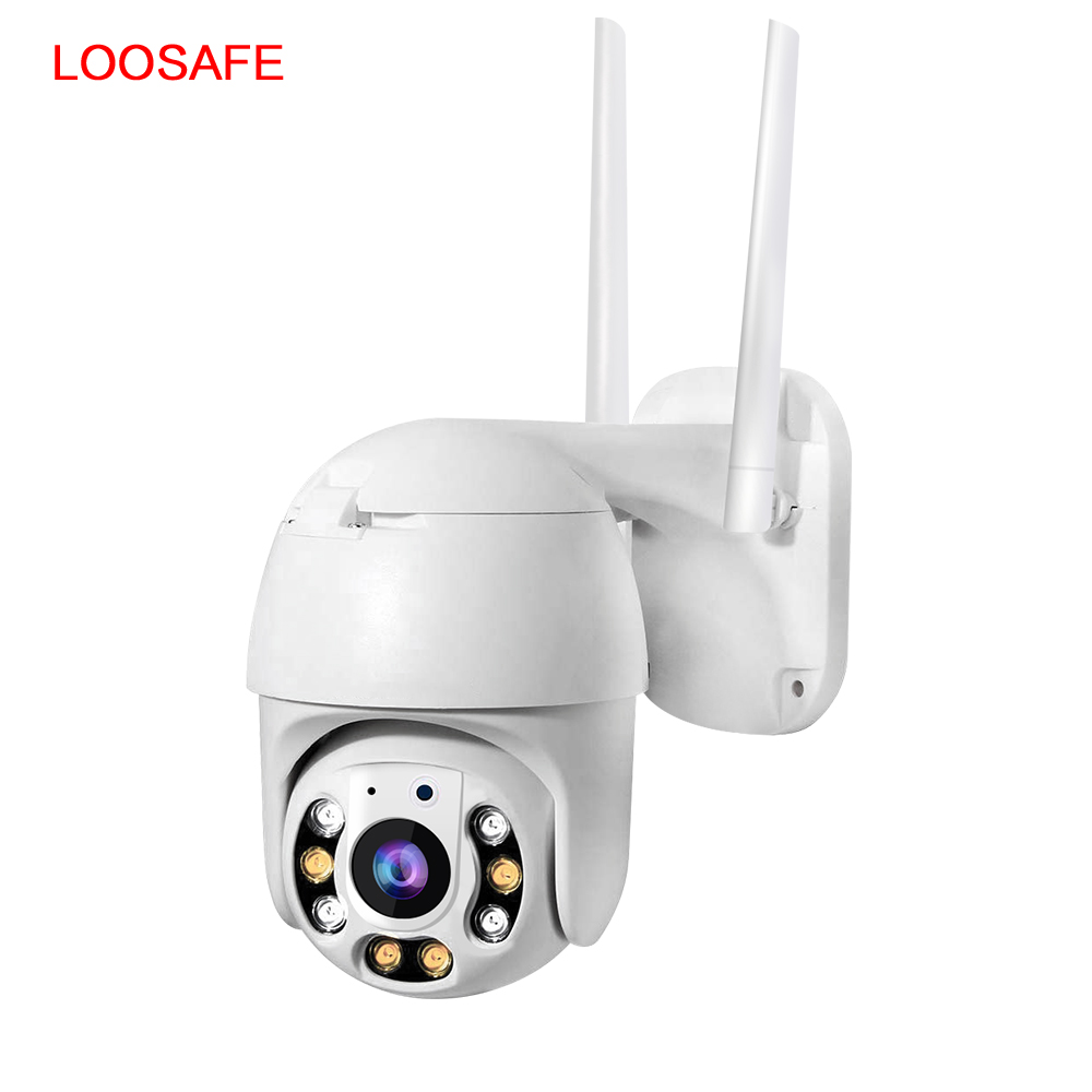 LOOSAFE 2MP 1080P Водонепроницаемая IP66 сетевая мини ip Наружная цилиндрическая ptz-камера