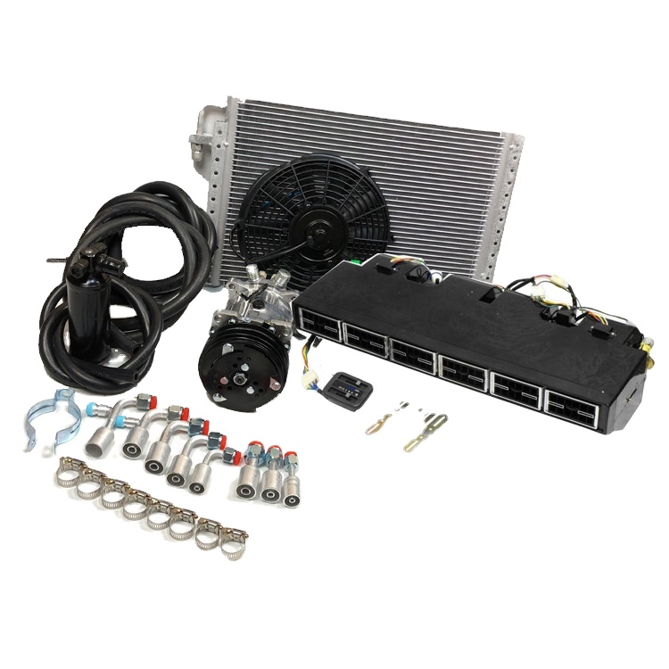12v 24v Underdash для охлаждения с питанием от источника переменного тока и отопление BEU-848L-100 универсальный под приборной панели испаритель Холодильный агрегат система кондиционирования воздуха автомобиля