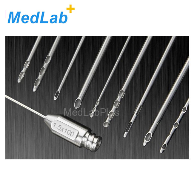 Различные размеры Луер замок Cannula игла использовать для инъекции жира cannula липосакция cannula
