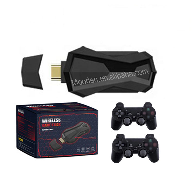 Игровая консоль J 4K D10 HD с беспроводным геймпадом, мини игровая консоль для N64/PSP/SFC