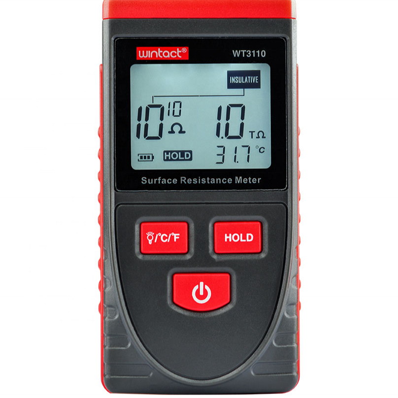 Портативный Измеритель сопротивления поверхности wheal WT3110, портативный тестер сопротивления поверхности с цифровым дисплеем GM3110