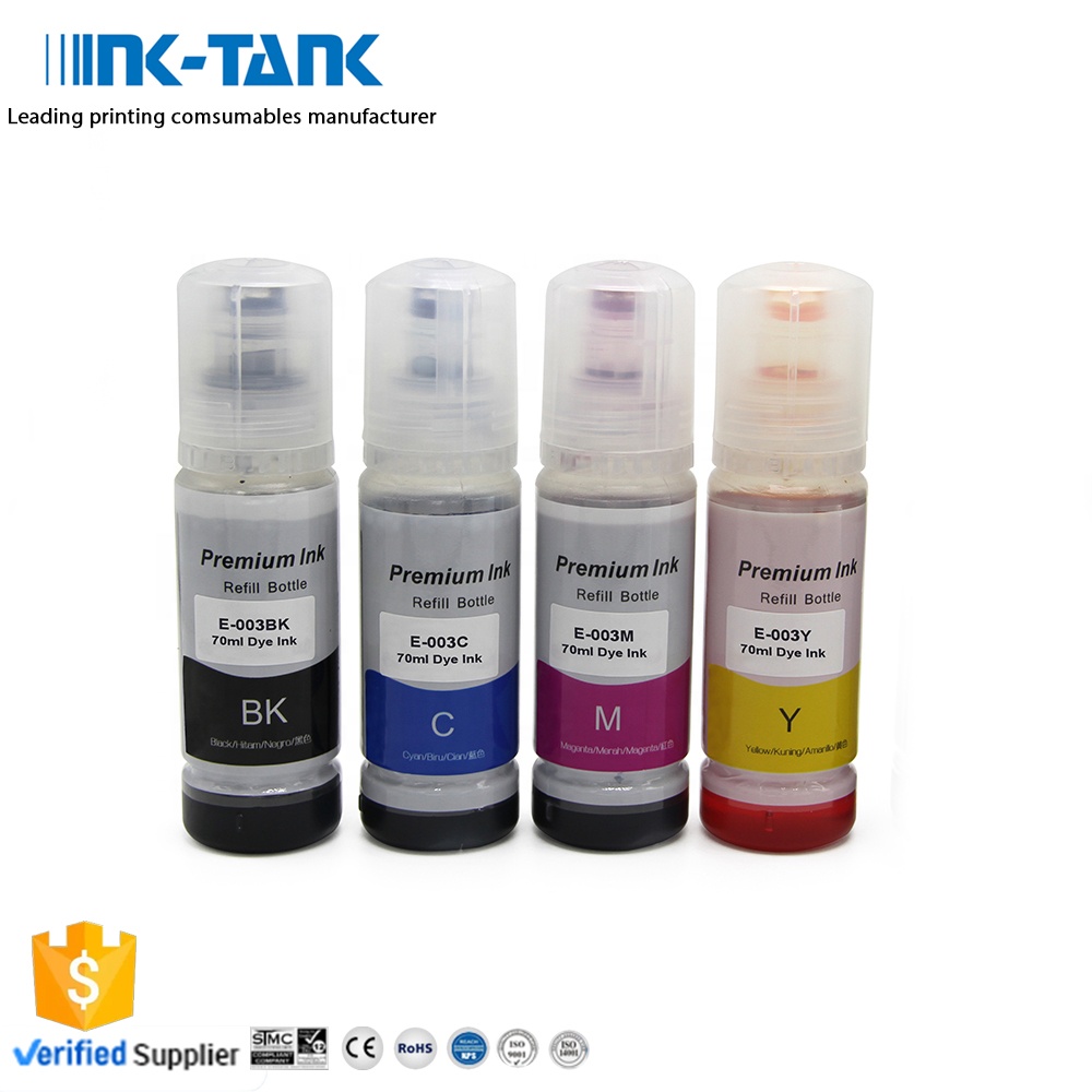 INK-TANK 003 Премиум Универсальный цветный оптом водная бутылка пополнения DGT чернила для Epson L1110 L3116 L5196 L3110 принтер