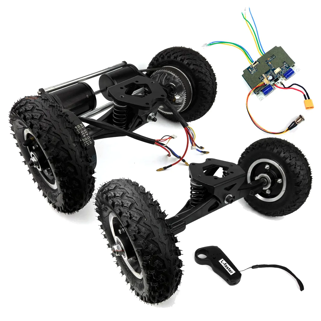 L-faster Electric Mountain Skateboard Conversion Kit With Strong Motor Bracket Off Road Board Truck With 190KV N63 Motor